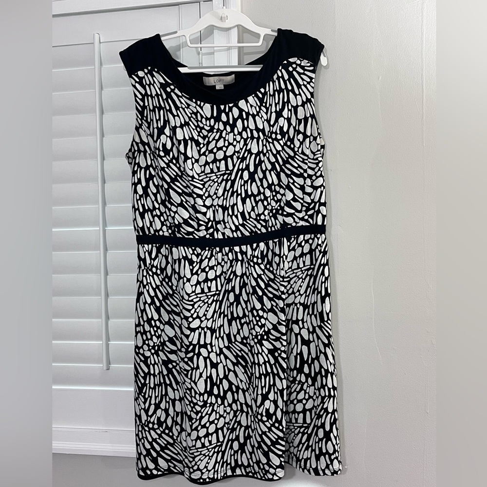 Loft lined dress, size Large